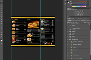 Вёрстка меню