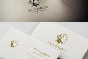 Лого  для отеля  в Санкт-Петербургу Суворовъ