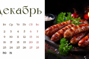 Календарь. ДЕКАБРЬ 2025