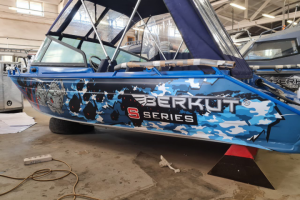 наклейка на лодку Беркут