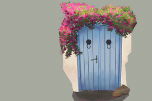 Стилизованная дверь