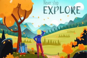 Векторный пейзаж