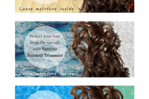 Баннеры для рекламы восстанавливающего шампуня