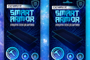 Упаковка защитной пленки для смартфона