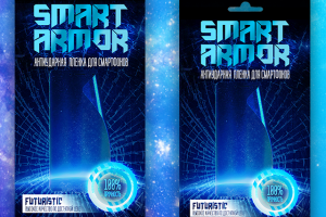 Упаковка защитной пленки для смартфона