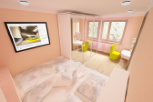 Интерьер комнаты в хрущевке