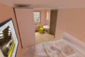 Интерьер комнаты в хрущевке