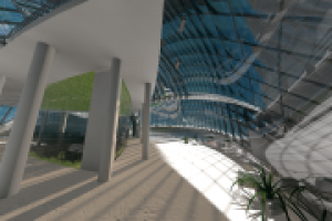 Моделирование+ визуализация интерьера здания