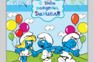 Дизайн пресс-волла на детский день рождения