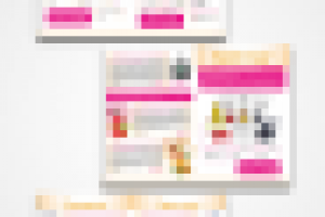 Дизайн, верстка и подготовка к печати каталога косметики