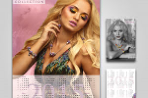 Дизайн настенного и карманного календарей