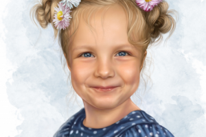 Детский портрет по фото