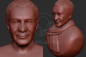 3д моделирование бюста по фото