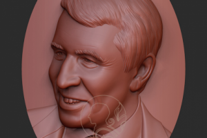 Портретный барельеф по фотографии