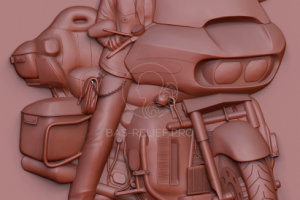 3д модель барельефа по фотографии