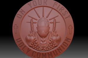 Моделирование сувенирной медали для литья из олова