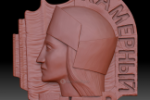 3Д модель барельефа по фотографии