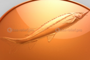 3D модель барельеф