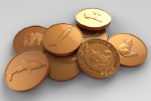 Изготовление stl моделей медалей для станков с ЧПУ