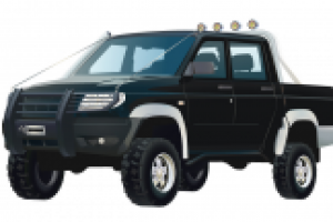 UAZ - Pickup. Вектор.