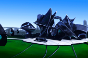 Грузовик в среде.