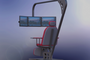 Геймерское кресло-стол (эскиз)