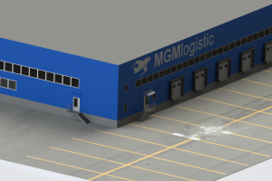 Визуализация складского помещения