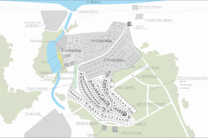 Карта местности для жилого комплекса.