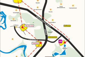 Карта-схема проезда до точка WB.