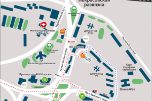 Схема проезда до ЖК Армада. Карта вид сверху.