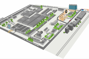 Отрисовка карты проезда в векторном формате.