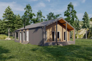 Проект каркасного дома.