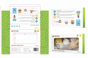 Верстка упаковки для игрушки