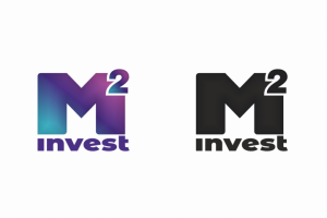 Логотип для агентства по недвижимости m2invest