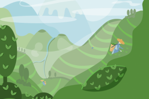 иллюстрация пейзажа