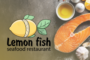 Логотип для ресторана "Lemon fish"