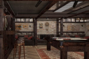 бильярдная в загородном доме