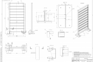 Металлоконструкция рекламного пилона