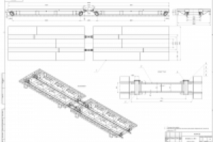 Маневровая тележка 90 тонн
