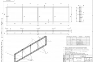 Каркас рекламного щита