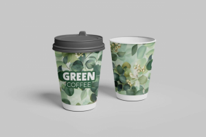 Лого, меню, и стаканчики