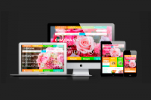 Webasyst Shop-Script. Служба доставки цветов Cyber-flora