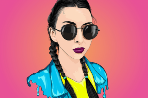 Векторный портрет