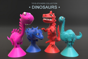 DINOSAURS. Аналог фигурок от Stikeez.