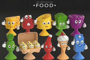 FOOD. Аналог фигурок от Stikeez.