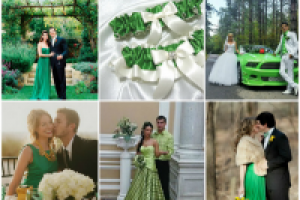 Свадьба в зеленом цвете