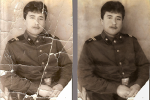 Ретушь старого фото