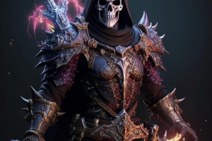 Персонаж игры Diablo некромант