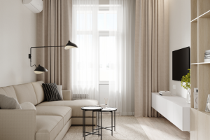 Кухня-гостиная в современном стиле