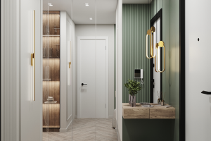 Прихожая в стиле неоклассика